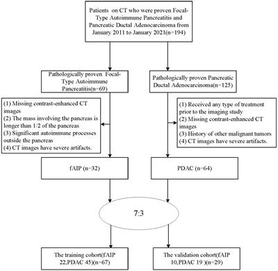 A CT based radiomics nomogram for differentiation between focal-type autoimmune pancreatitis and pancreatic ductal adenocarcinoma